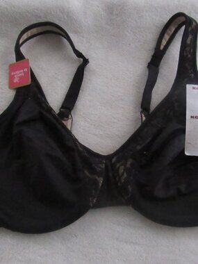 Lilyette Black 36DMinimizer Bra  0818  NWT